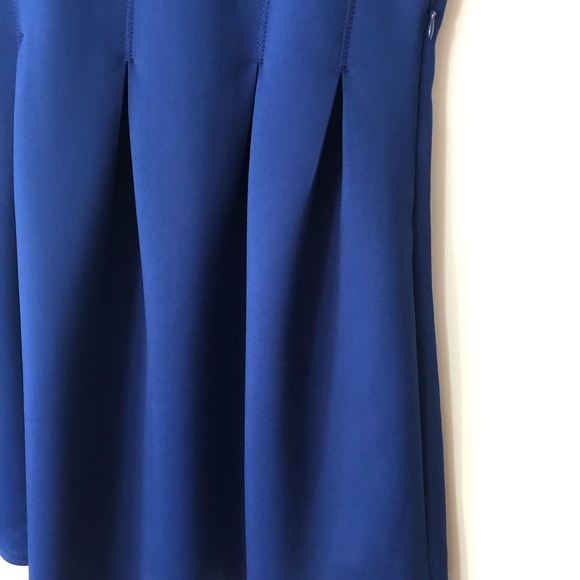 BNWOT Michael Kors Royal Blue Skater Skirt Dress in Scuba material 👗 - Picture 6 of 9